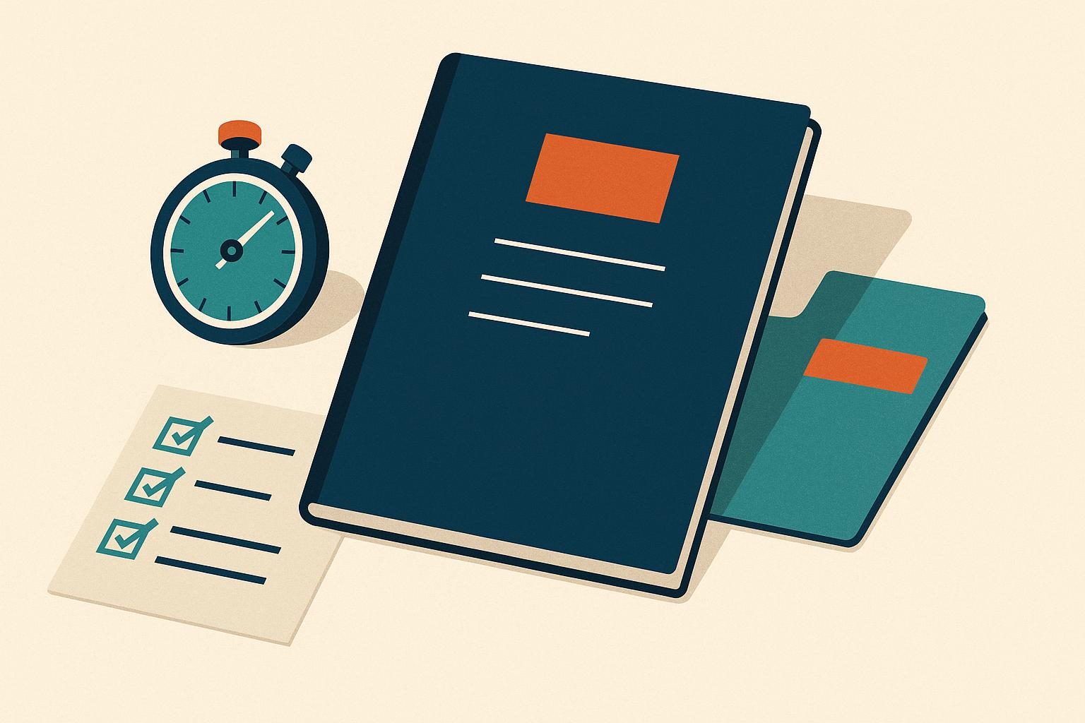 Editorial illustration for the article "What belongs in a cybersecurity after-action report".