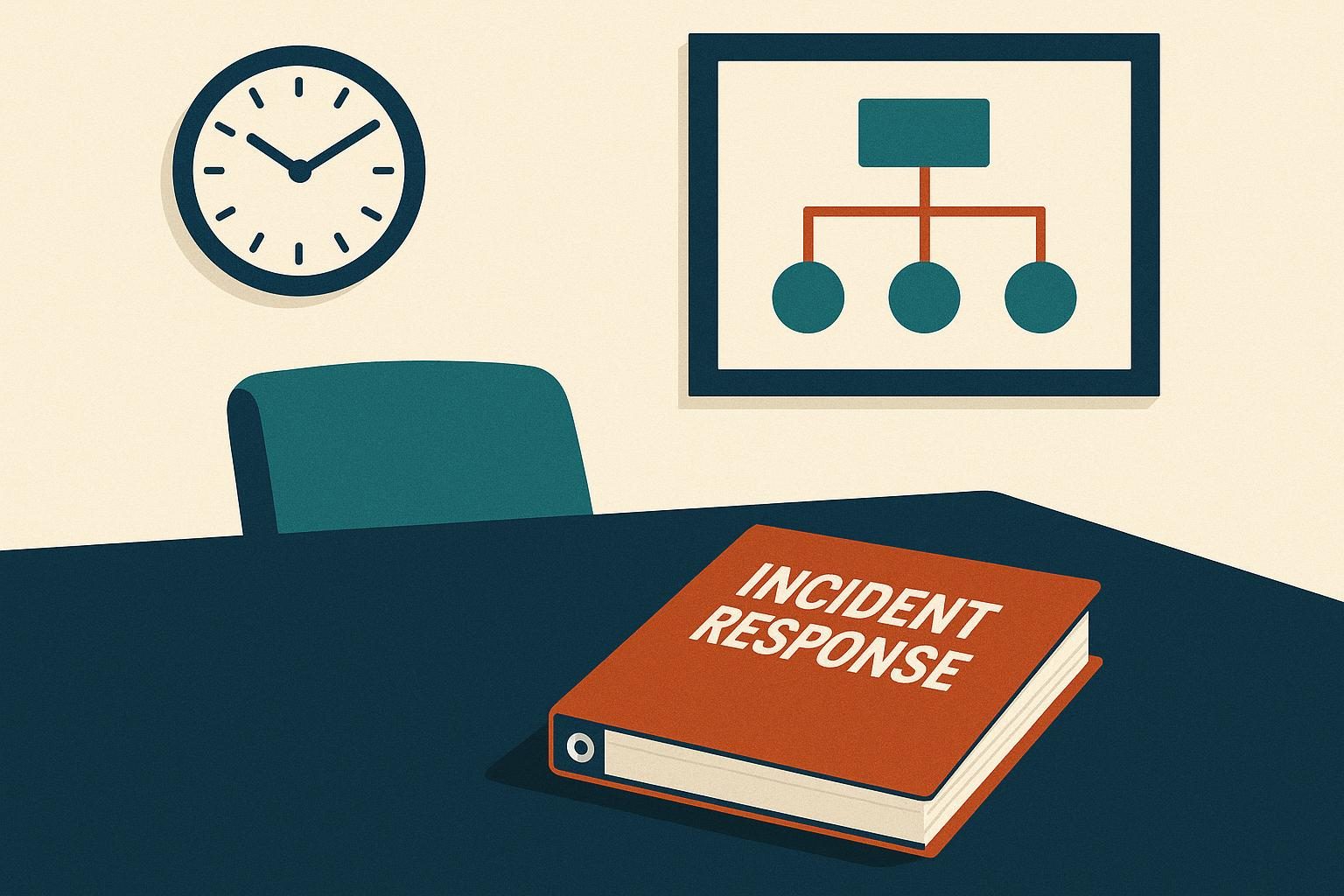 Editorial illustration for the article "What NYDFS Section 500.16 requires for incident-response testing".